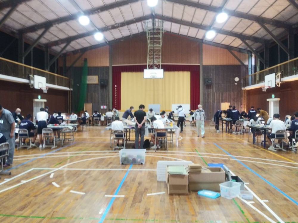 「ものづくり教室」　光市立島田中学校より