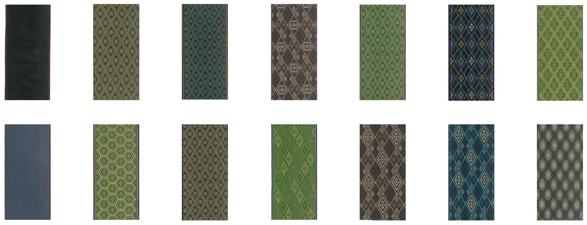 畳縁のさまざまな種類